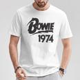 デヴィッド・ボウイ・ダイアモンド・ドッグス 1974 Tシャツ 面白い贈り物