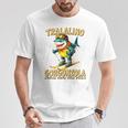 トララリーノ・ゴルゴンゾーラ – トララレロチーズミッションのスキーシャーク。 長袖tシャツ Tシャツ 面白い贈り物