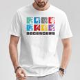 ドゲンジャーズ フェイスシルエット Tシャツ 面白い贈り物