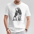 ドッグキャバリアキングチャールズ・スパニエル Tシャツ 面白い贈り物