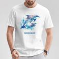 ドルフィン バケーション ヴィンテージ バハマ ビーチ デスティネーション Tシャツ 面白い贈り物