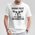 ドローン パイロット If I Duck Youhould Too ドローン フライングドローン Rc Tシャツ 面白い贈り物