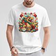 ニューイヤードラゴン ジョイフルドラゴン 旧正月のお祭り Tシャツ 面白い贈り物