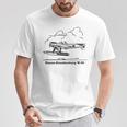 ハンザ ブランデンブルク W29 ドイツ水上飛行機 空飛ぶ雲 Tシャツ 面白い贈り物