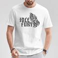 バック プリントを見る Idle Fury Don't Crykeleton Praying 泣かないで 祈る骸骨 Tシャツ 面白い贈り物