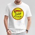 バックプリントのみ レトロ ヴィンテージ ガソリンスタンド オニールのモーターオイル Tシャツ 面白い贈り物