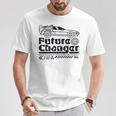 バック・トゥ・ザ・フューチャー Time Machine Future Changer Retro Tシャツ 面白い贈り物