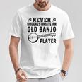メンズ バンジョーじいさんバンジョーインストラクター Tシャツ 面白い贈り物