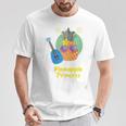 パイナップルプリンセス ウクレレギフト Tシャツ 面白い贈り物
