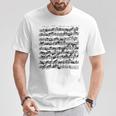 パルティータロ短調ソロヴァイオリンヨハン・セバスティアン・バッハ Tシャツ 面白い贈り物