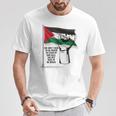 パレスチナフリーパレスチナフリーガザパレスチナ国旗 Tシャツ 面白い贈り物