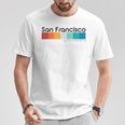 ビンテージサンフランシスコカリフォルニア1980年代レトロデザインtシャツ Tシャツ 面白い贈り物