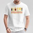 ビール 酒 面白いtシャツ No Beer No Life 飲み おもしろ 飲み会 のんべえ メンズ ネタ 服 長袖tシャツ Tシャツ 面白い贈り物