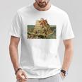 ピーテル・ブリューゲルによるバベルの塔 1563 長袖tシャツ Tシャツ 面白い贈り物