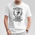 フットボール選手 お父さんみたいな 普通のお父さん ただクーラー Tシャツ 面白い贈り物