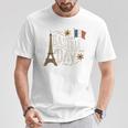 フランスの国旗 ヴィンテージ バスティーユの日 2019 パリ 1789 フランス 長袖tシャツ Tシャツ 面白い贈り物