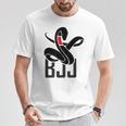 ブラジリアン柔術マンバ蛇 Bjjブラックベルト Tシャツ 面白い贈り物