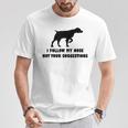 ブリタニー・スパニエル 私はあなたの提案ではなく私の鼻に従います Tシャツ 面白い贈り物