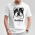 ブルドッグ Tシャツ 面白い贈り物
