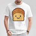ベーカリー パン ブリオッシュ シンプルでミニマルなユーモア ブリオッシュ Tシャツ 面白い贈り物