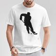 ホッケー選手 Tシャツ 面白い贈り物