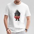 ボクシング チャンピオン ゴリラ ボクサーファイター Tシャツ 面白い贈り物