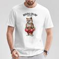 ボクシングチャンピオン 柴犬ファイター Tシャツ 面白い贈り物