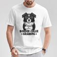 ボーダーコリー 犬 おじいちゃん Tシャツ 面白い贈り物