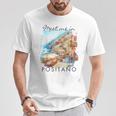 ポジターノ イタリア 旅行 冒険 ミート・ミー・イン・ポジターノ Tシャツ 面白い贈り物