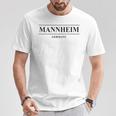 マンハイム ドイツ 長袖tシャツ Tシャツ 面白い贈り物
