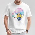ミニオン Water Colorcotton Candytuart Tシャツ 面白い贈り物
