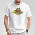 メルティング ルービックキューブ Tシャツ 面白い贈り物