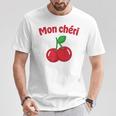 モンシェリ、チェリー Tシャツ 面白い贈り物
