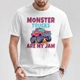 モンスタートラックアーマイジャムモンスタートラックキッズ Tシャツ 面白い贈り物