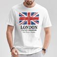 ユニオンジャック 英国の国旗 グレートブリテン ロンドン Union Jack Tシャツ 面白い贈り物
