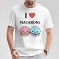 ユーモアマカロン フランスのデザートペストリー マカロンが大好き Tシャツ 面白い贈り物