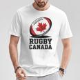 ラグビー カナダ ファン メープルリーフ スポーツ メンズ カナダ国旗 レディース Tシャツ 面白い贈り物