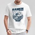 ラーメンは人生、マンガアニメオタクジャパンかわいいラーメン Tシャツ 面白い贈り物