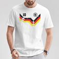 レトロなドイツシャツサッカージャージードイツ Tシャツ 面白い贈り物