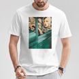 レンピカセルフポートレートの絵画autoportrait タマラ・ド・レンピッカ 長袖tシャツ Tシャツ 面白い贈り物