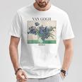 ヴァン・ゴッホ アイリス 印象派 アート絵画 ヴィンセント・ヴァン・ゴッホ Tシャツ 面白い贈り物