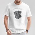 ヴィンテージ Hd オートバイtwin ショベルヘッド エンジン ドローイング バイカー Tシャツ 面白い贈り物