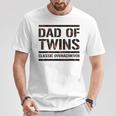 双子の父 父の日 双子のお父さん おもしろい 双子の父 Tシャツ 面白い贈り物