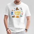 夏のキャンプ旅行 キャンパー キッズ 女の子 男の子 お揃い 長袖tシャツ Tシャツ 面白い贈り物