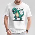 恐竜 ダビングサングラス ダブダンス Tシャツ 面白い贈り物