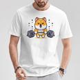 柴犬 イヌ 面白いtシャツ 犬 筋トレ 文字入り メンズ おもしろ 面白い 服 おもしろグッズ 文字 Tシャツ 面白い贈り物