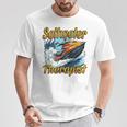 海水療法士ジェットスキー愛好家 Tシャツ 面白い贈り物