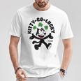 猫フェリックス キティ ゴーラッキー Tシャツ 面白い贈り物