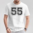 番号 55 Tシャツ 面白い贈り物