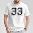 番号33 Tシャツ 面白い贈り物